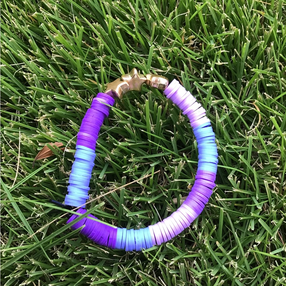 preppy purple bracelet